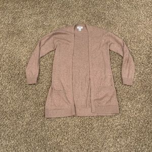 Girls Old Navy tan cardigan